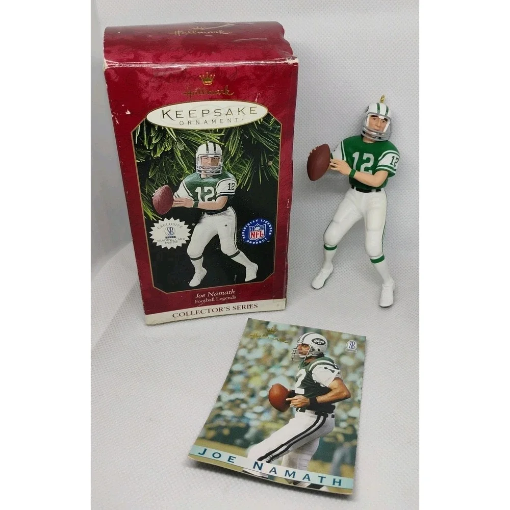 1997 Hallmark Keepsake Ornament Joe Namath 3rd in 